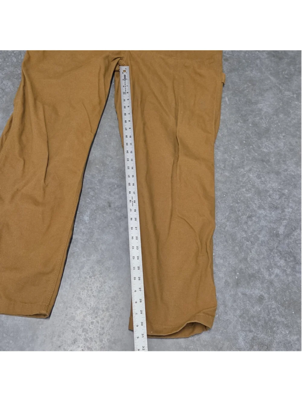 Liberty Overalls Men’s 40 X 32 Brown Denim Cabincore Streetwear Utility Workwear